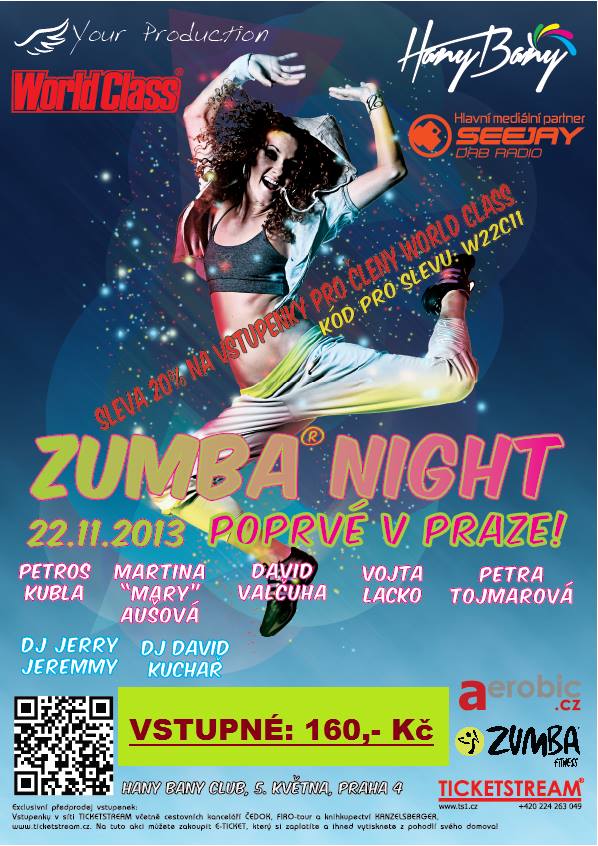 Zumba&reg; Night Party poprvé v České republice!