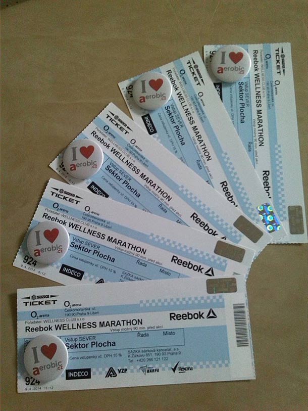 Kdo získal pět vstupenek ZDARMA pro svou partičku na Reebok WELLNESS MARATHON 2014!? Kdo získal pět vstupenek ZDARMA pro svou partičku na Reebok WELLNESS MARATHON 2014!?