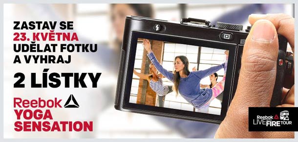 Soutěž o 2 lístky na  Reebok Yoga Sensation!