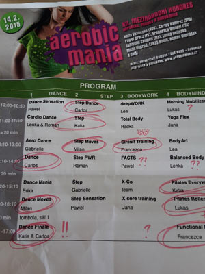 Marcela Janischová: Valentýnská Aerobicmania 14.2.2015