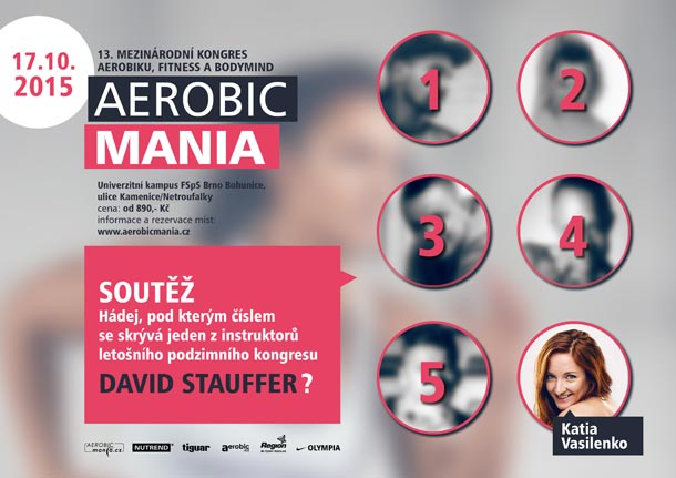 Soutěž o bombastickou cenu pokračuje druhým kolem: Vyhrajte vstupenky na podzimní i jarní kongres Aerobicmania