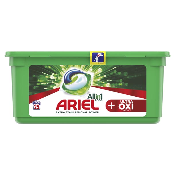 Kapsle Ariel All in 1 Ultra-Oxi PODS - zlepšete praní a uvidíte rozdíl