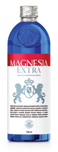 Magnesia Extra obsahuje 312 mg hořčíku v 1 l