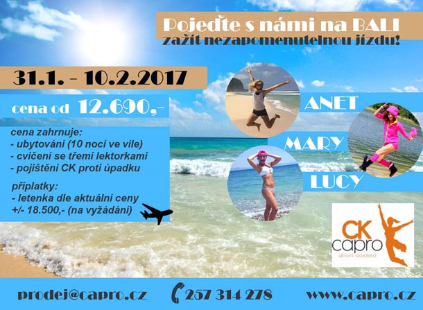 Cvičení a relaxace na Bali s Anet, Mary a Luckou 