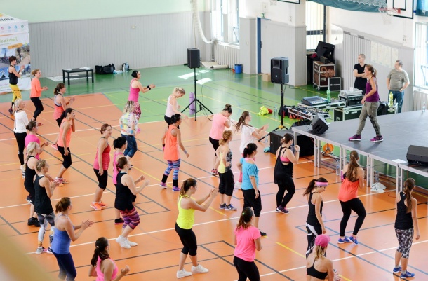 První fotky z Fun aerobic show - podzim 2016 