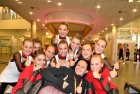 Cadet step - rozcvičení před závodem
