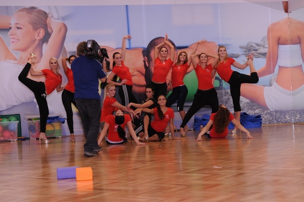 Finalistky před kamerami České televize Sport